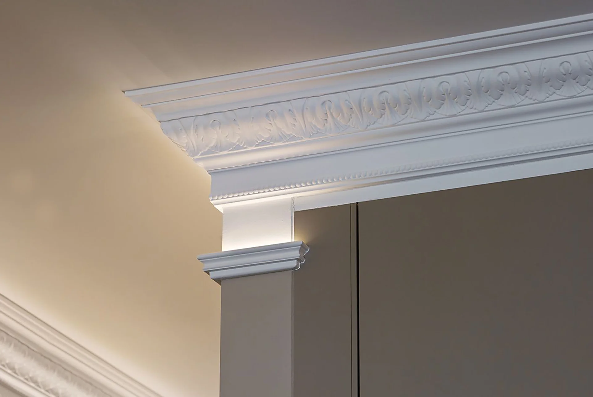 Stuck mit Beleuchtung